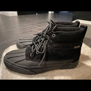 Vans, suede-Scotch-guard shoes.